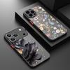 Black Rose Lotus Flower Print Case For iPhone 17 Air 16e 16 15 14 Pro Max 13 15 Pro 17 Pro 17 Shockproof Soft Edge Hard PC Matte Phone Cover