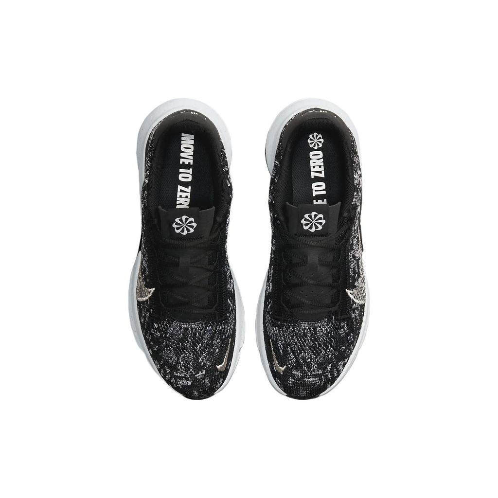 Nike SuperRep Go 3 Flyknit Next Nature Black White Women Sneakers Metallic-Silver DH3393-010