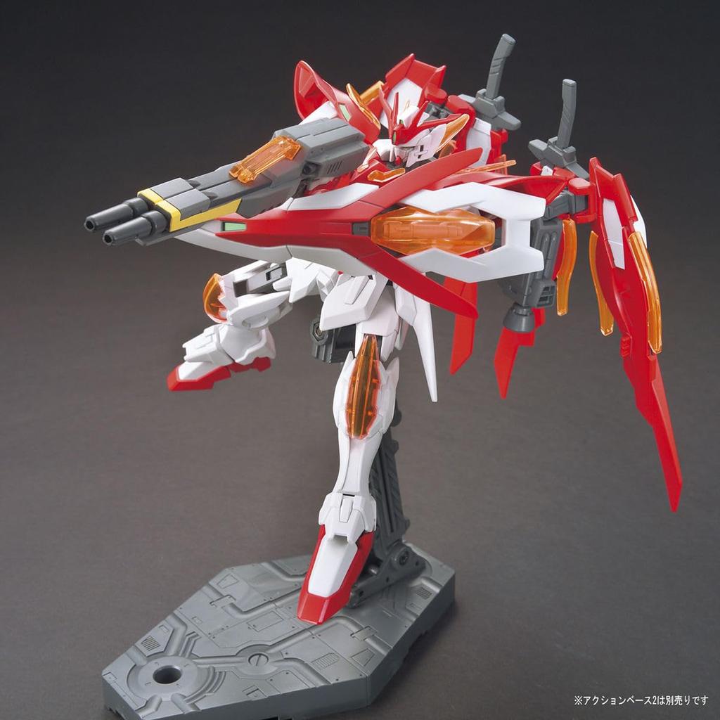 BANDAI SPIRITS HGBF Gundam Build Fighters Try Wing Gundam Zero Honoo Scale Plastic Model 1/144 Pre-Colored