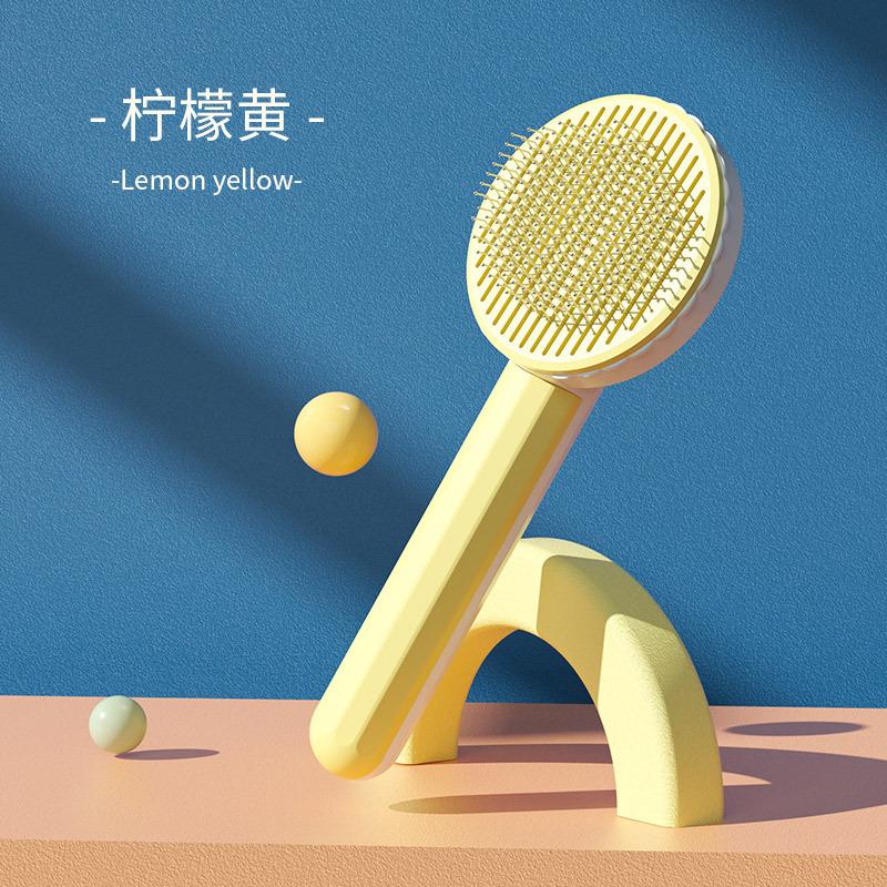 Pet Hair Removal Brush Floating Messy Hair Cleaning Dog Cat Lint Removal Comb Puppy Kitten Massage Grooming Supplies