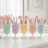 Tulips Shape Tulips Shape Pen Holder Cute Design Makeup Brush Holder Storage Bucket  Desktop