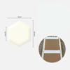 1PC25x28cm Anticollision Hexagonal Headboard Bed Soft Bag Set Wall Sticker Tatami Decor Aesthetic Home Decoration