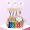 Kids Drum Set For Toddlers Wooden Baby Drum Set Musical Instruments Toys Birthday Gifts For Boys Girls