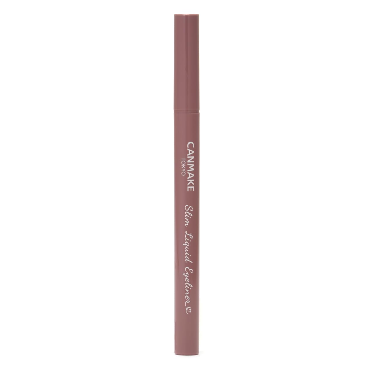 

Canmake Slim Liquid Eyeliner 04 Smoky Contains Serum Burgundy Berry, Ultra-Fine Brush, Waterproof, Ingredients,