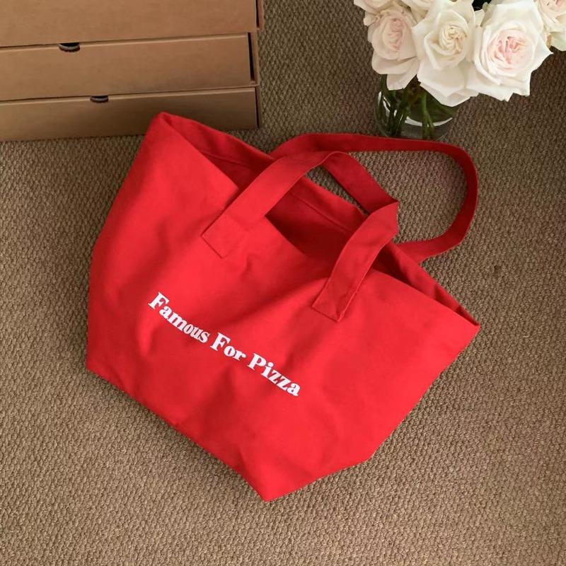 Red Bag, Large-capacity Handbag, Class Bag, Commuting Girl