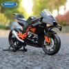 Welly 1/12 KTM RC 8C Alloy Race Motorcycle Model Diecasts Toy Simulation Metal Street Toys Car Collectibles Childrens Gifts