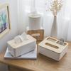 Modern Tissue Box with Wooden Cover Home Office Decoration Tissue Case Minimalist Style Paper Rack Napkin Tissue Holder
