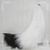 Handmade Anime Cosplay Animal Tail Accessory In White, Black, and Gray – Wolf, Fox, Dog Styles