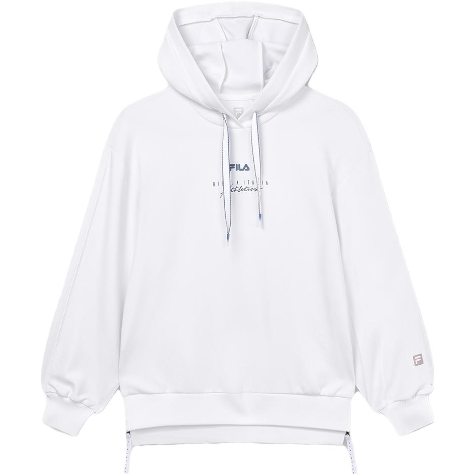 

Fila 2023 Осень Новая Повседневная Мода Свободный Вязаный Худи Толстовка Женские топы Белый A11W331206F-WT S