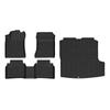 All-Weather TPE Floor Mats & Trunk Mat for 26-Year Nissan Altima with Carbon Fiber Texture and Starry Sky Blanket