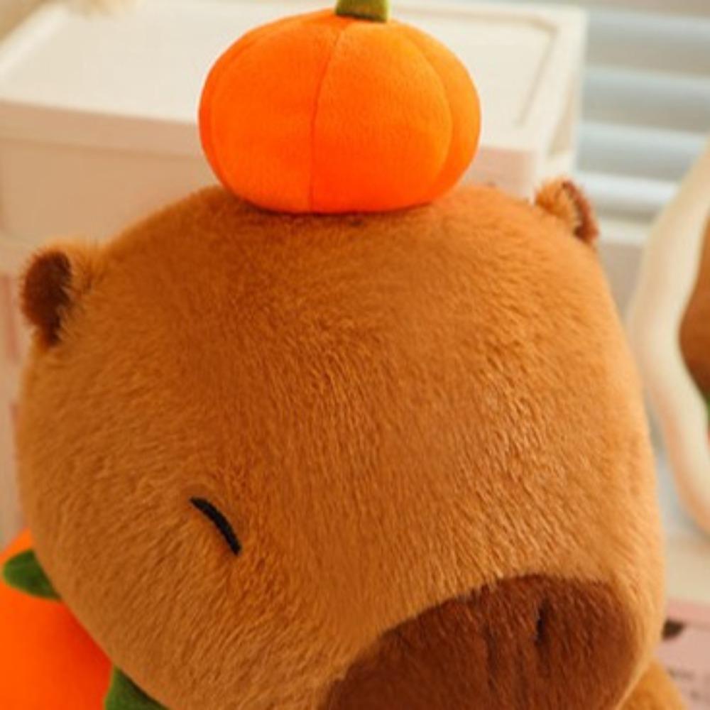 PP Cotton Halloween Capybara Plush Doll Cartoon Capibara Anime Fluffty Toy  Birthday Gift