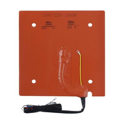 Heavy Duty Silicone Heaters Pad S1C Specific Model Efficient Heat Transfer Corrosion Resistant 3D Print Tool