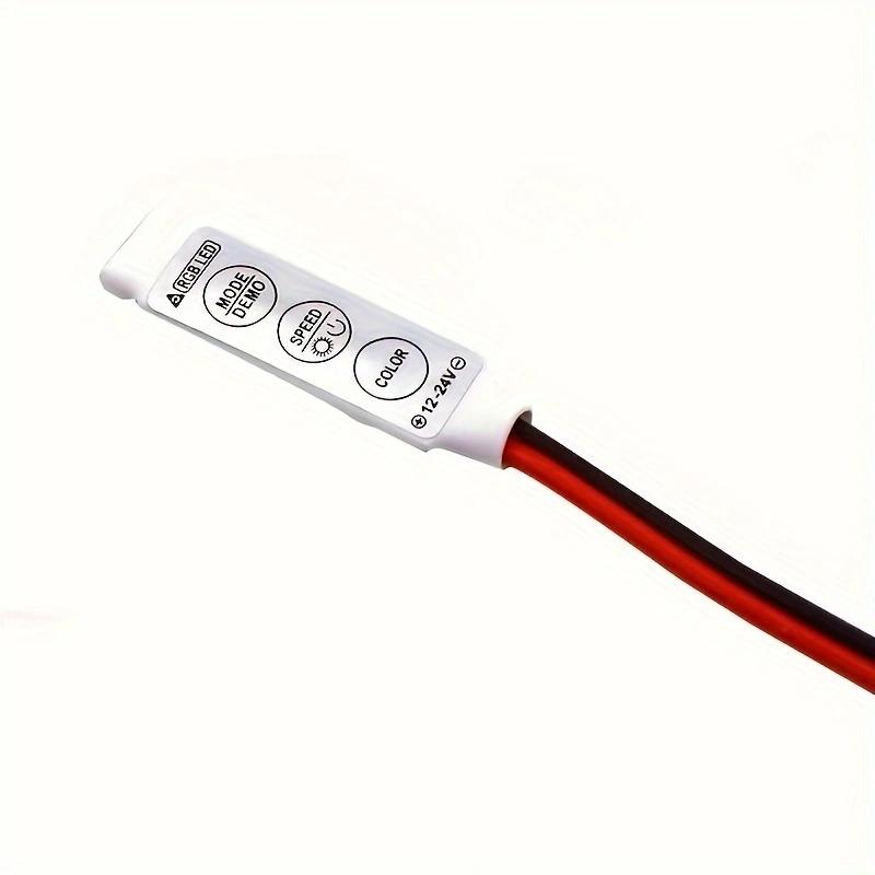 1PC 5-24V 3Keys Mini LED RGB Controller Dimmer Driver For RGB 5050/3528/2835/5730/5630/3014 SMD LED Strip Lights