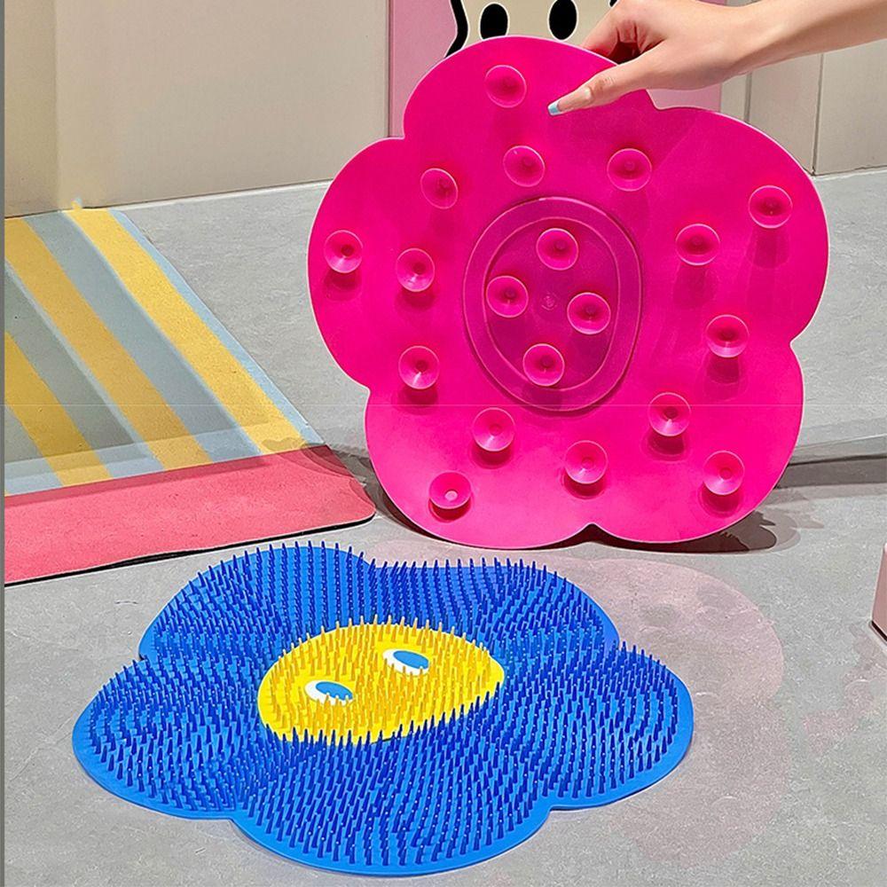 Massager Shower Foot Scrubber Non-Skid Exfoliating Foot Mat Foot Rubbing Board  Feet Washing