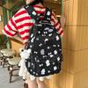 Schoolbag Korean version of small fresh schoolbag Japanese princess versatile cute rabbit printed backpack junior high school class backpack