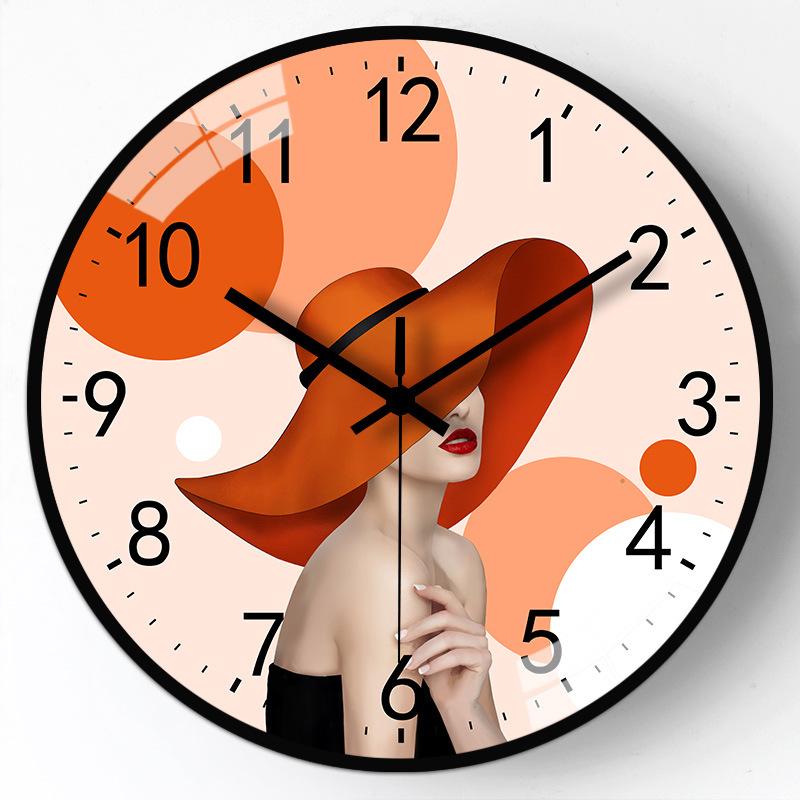 12 Inch 30cm Simple Clock Wall Clock Living Room Personality Creative Fashion Decoration Bedroom Silent Clock Hanging Wall