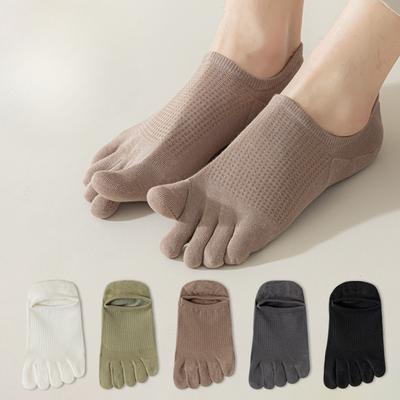 Herren Sommer Netz Zehensocken, Anti-Kreuzinfektions Zehensocken, Kurze Socken aus unsichtbarer Baumwolle