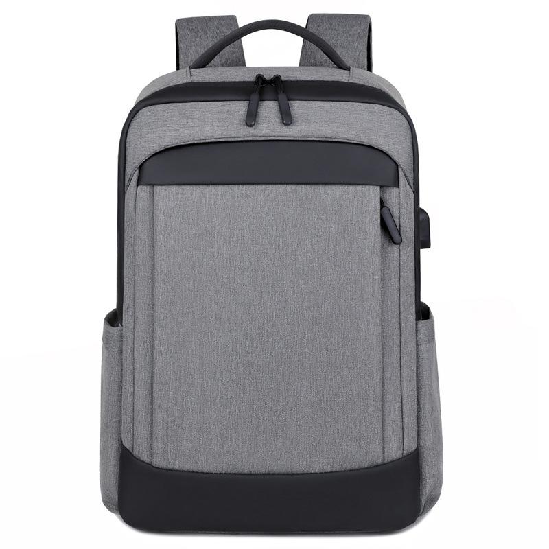 

TS JYL laptop bag,Custom Print 2026 New Casual Business Travel Backpack Simple Large Capacity Laptop Bag OneSize серый