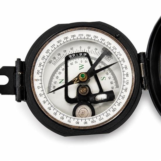 Brunton Style Compass Geological Transit Pocket Compass with Case Handmade Gift 8.89 Cm