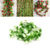 Elegant Floral Garland Fake Silk Rose Artificial Flower Vine For Festive Home Decorations