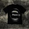 Peace T-Shirt, Gifts Shirt, Unisex Vintage Graphic Tees Gothic Grunge Y2k Emo Scene Amity Affliction Style Clothes Men Women Streetwear