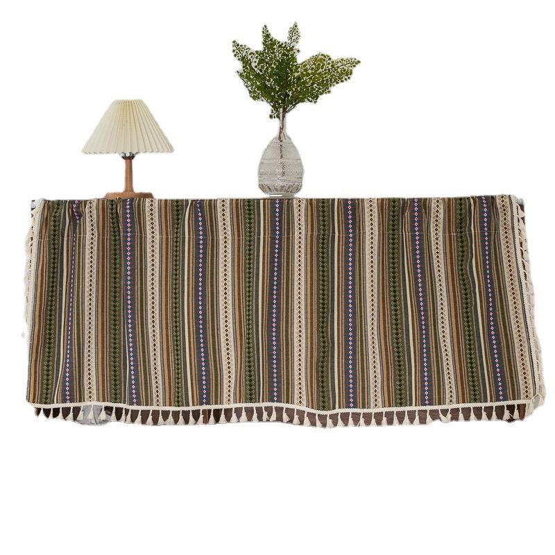 Country Farmhouse Window Decoration Drapery Curtains Cabinets Laundry Turquoise Bathroom Living Room Vintage Kitchen Half Curtain