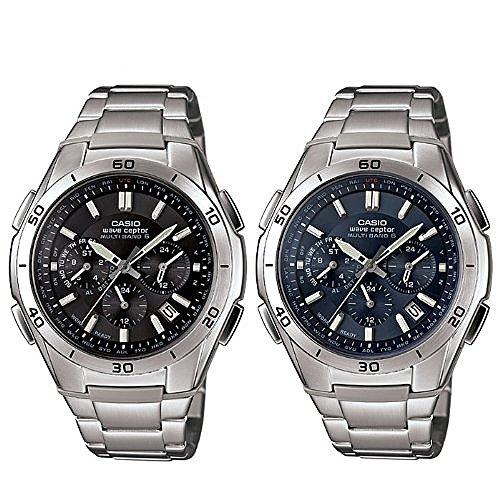 Casio Wave Ceptor WVQ -M410DE-1A2JF / -M410DE-2A2JF Men's Silver Watch, Official Japanese Product, Radio-Controlled Solar