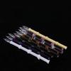 Bamboo Glass Dip Pen with Artistic Colored Ink Calligraphy Crystal Signature Pen for Drawing Writing Office School Supplies