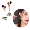 Cat Shapes Ear Stud Colorful Balloon Ear Pendants Animal Themed Earring Jewelry