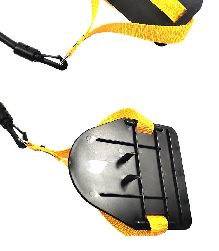 Elastic Multifunctional Resistance Band for Arm Training and Freestyle Sculling with Hand Paddles