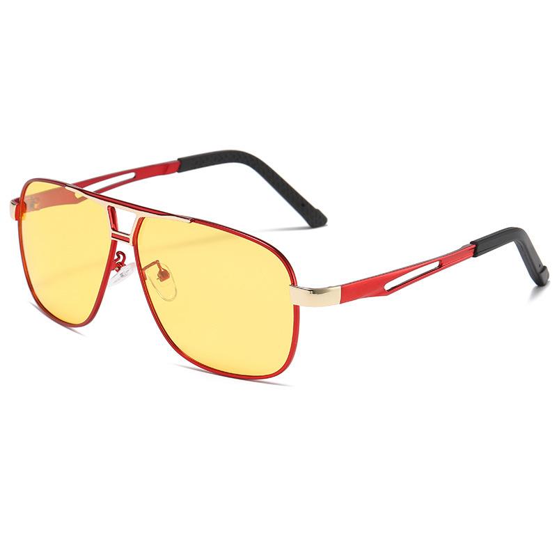 New Men'S Sunglasses Men Photochromic Metal Sun Glasses Driving Fishing Outdoors Day Night Eyewear Uv400