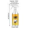 60/120/250ml Car Leather Foam Cleaner Spray Auto Interior Repair Renovator Coating Agent Car Plastic Detailing Restorer Polish