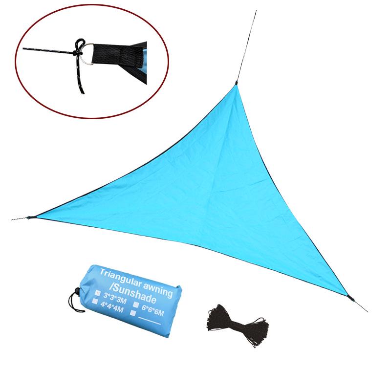 Triangular Outdoor Sunshade & Rain Shelter Canopy