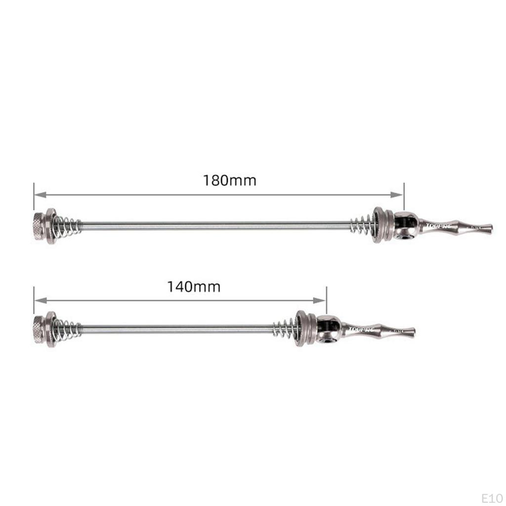 1 Pair Bike Skewers Set 100/135mm Titanium Alloy Universal Front Rear Axle Qr Wheel Hub for Mountain