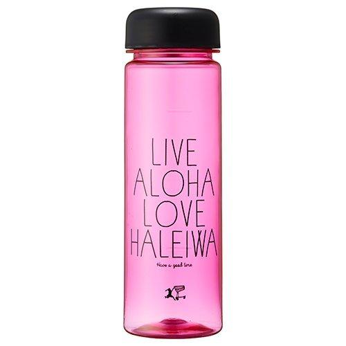 

Water Bottle Lightweight Screw Type Clear Bottle Pink HALEIWA HGTB400PK 0.4L