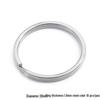 DIY Jewelry Accessories: Thickened Stainless Steel Keyring and Storage Ring