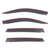 Car Window Visor for BMW X4 F26 G02 Rain Shield Deflectors Awning Trim Cover Exterior Strip Side Chrome Window Trim Accessories