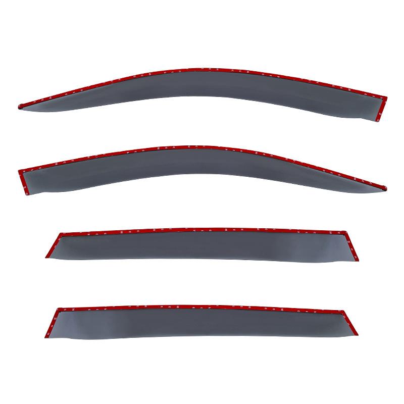 Car Window Visor for BMW X4 F26 G02 Rain Shield Deflectors Awning Trim Cover Exterior Strip Side Chrome Window Trim Accessories