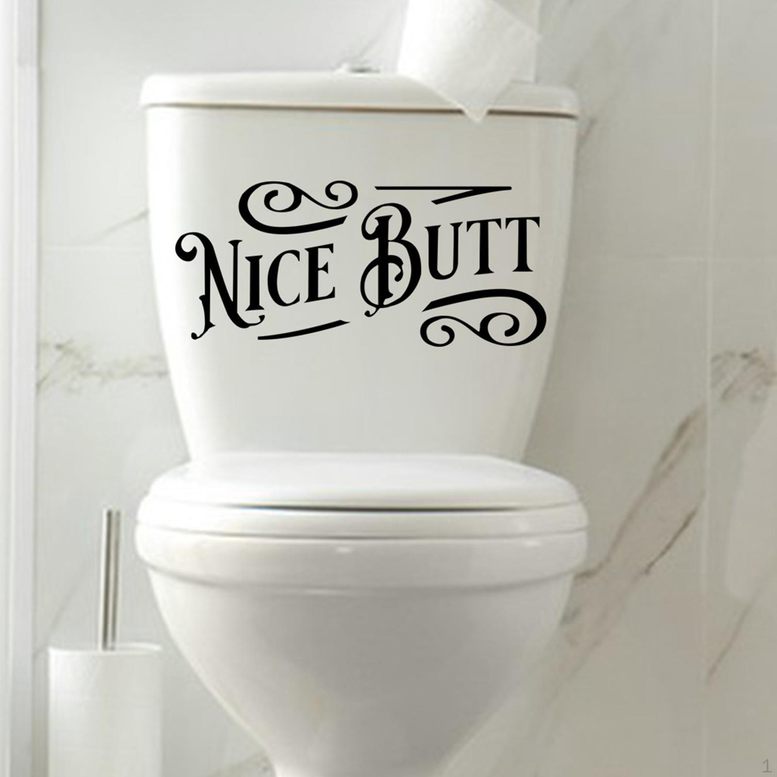 

Наклейки на унитаз милые настенные наклейки искусство креативная водонепроницаемая крышка сиденья для ванной комнаты Style B