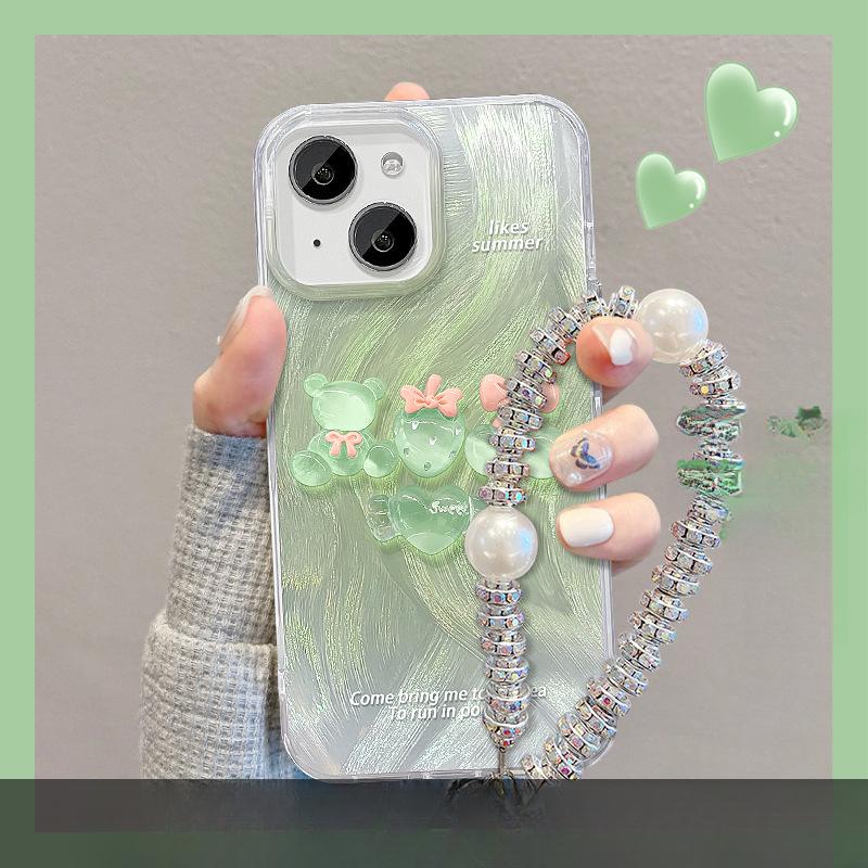 

Подходит для чехла для мобильного телефона Opporeno11 Vivos18 Подставка для куклы-персика Перьевая пряжа Xiaomi 14 Женская цепочка Redmi Note 9 Pro