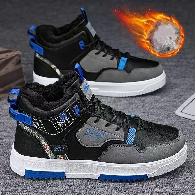 Spring Men's Shoes Breathable High-top Shoes Men's Fashion Matching Small White Shoes Thick Sole Sports Casual Board Shoes Fashion Shoes