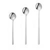 Stirring Spoon Crafted from 304 Stainless Steel Small Round Shape for Coffee Tea Desserts Mirror Finish Lightweight