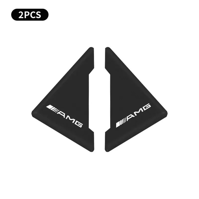 

Hot 2025 For AMG W124 2025 For Benz AMG 2Pcs Silicone Car Door Corner Cover Anti-Scratch Protection Stickers For Mercedes Benz W