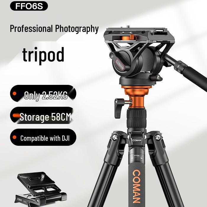 8K Man FF06S Portable DSLR & Mirrorless Camera Tripod and Monopod Stand for Video & Photography