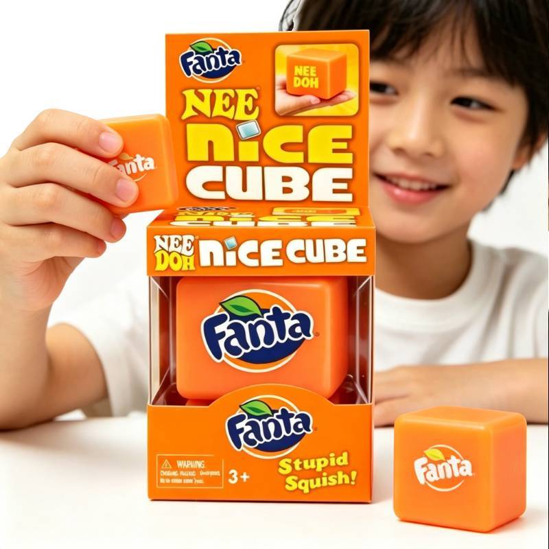 Needoh Dr Pepper Squish Toy With Soft Silicone For Stress Relief And Gift Giving