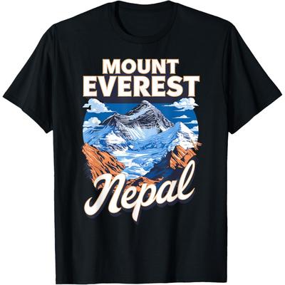 Scenic View of Mount Everest Nepal T-Shirt