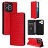 Embossed Leather Card Holder Phone Case with Magnetic Flip for Wiko T20