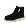 Winter New Thick-soled Velvet Thickened Snow Boots for Women, Large Size Warm Towel, Short Boots, Cotton Shoes for Women