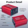 Car Inverter 150W DC 12V To AC 110V Power Converter Automatic Transformer with US Socket Dual USB Car Inverter Adapter Dropship