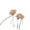 Elegant Peony Pearl Tassel Hairpin - Premium Hanfu Accessories for Women